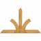 Ekena Millwork Richland Rough Sawn Timber Gable Bracket, Western Red Cedar, 72"W x 45"H x 4"D x 6"F, 15/12 Pitch GBW072X45X0406RIC00RWR - alternate 1